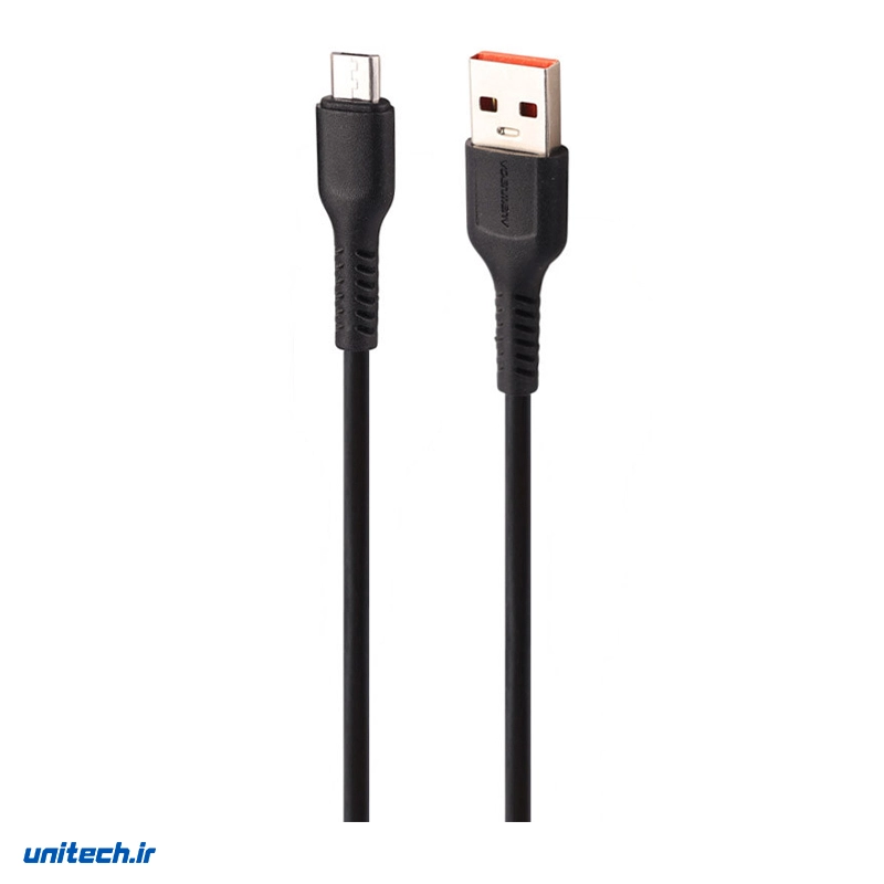 کابل میکرو یو اس بی فست شارژ 2.4 آمپر دنمن D42V طول 1 متر FFLSuD